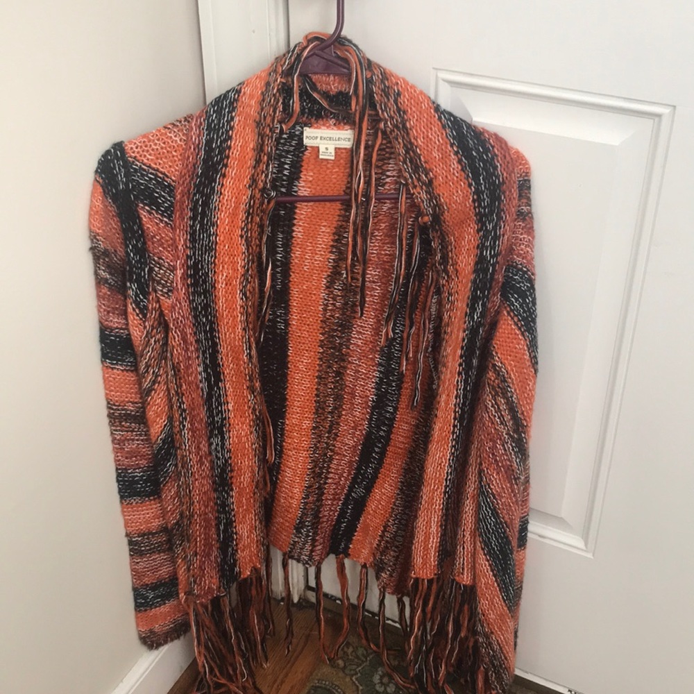 Long sleeve sweater cardigan